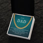 To My Dad | I Love You - Cuban Link Chain